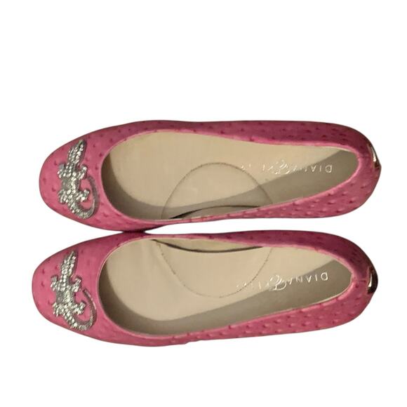 Diana E. Kelly Alligator Brooch Leather Shoes sz 7 - Picture 5 of 7